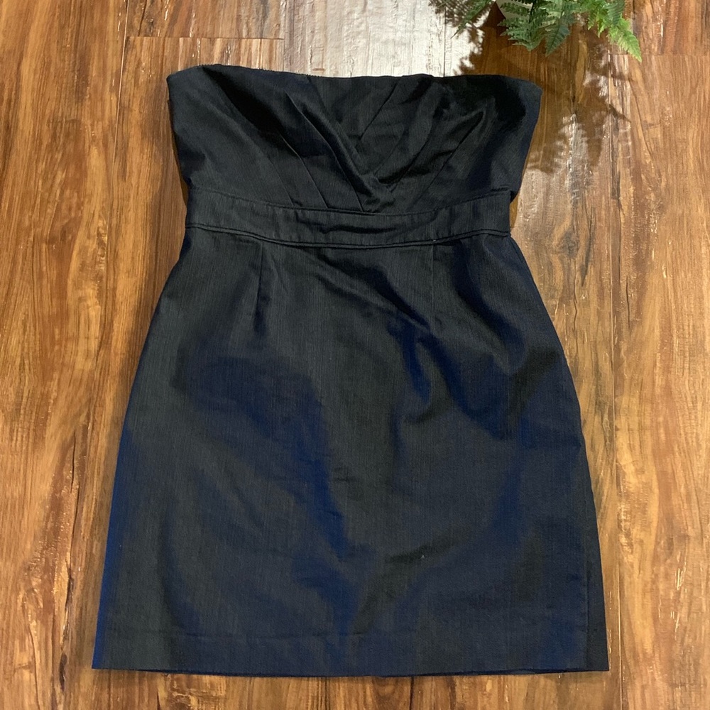 // ny & company chambray strapless dress //